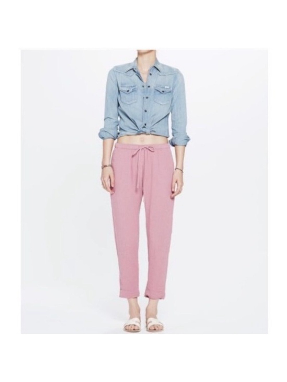 Xirena Jordyn Cotton Gauze Pants Rosebud XS